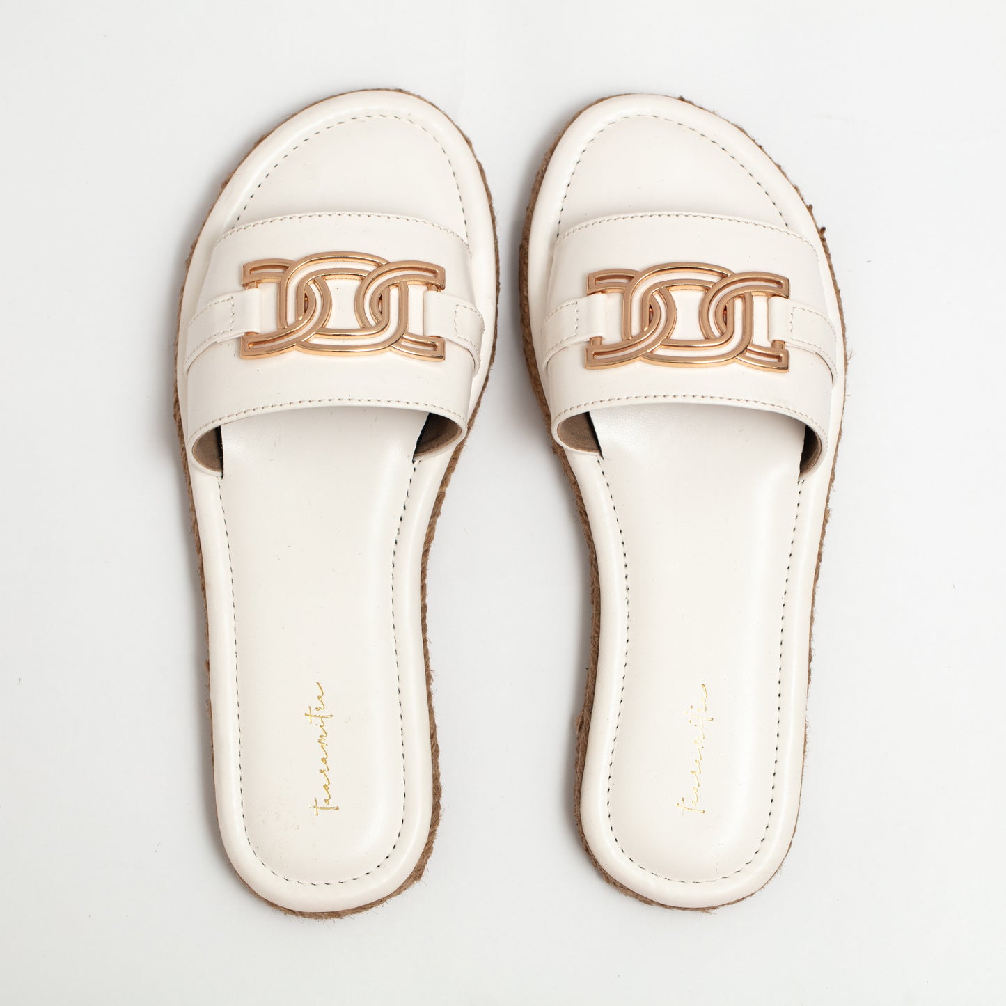 Lilly espadilles in White