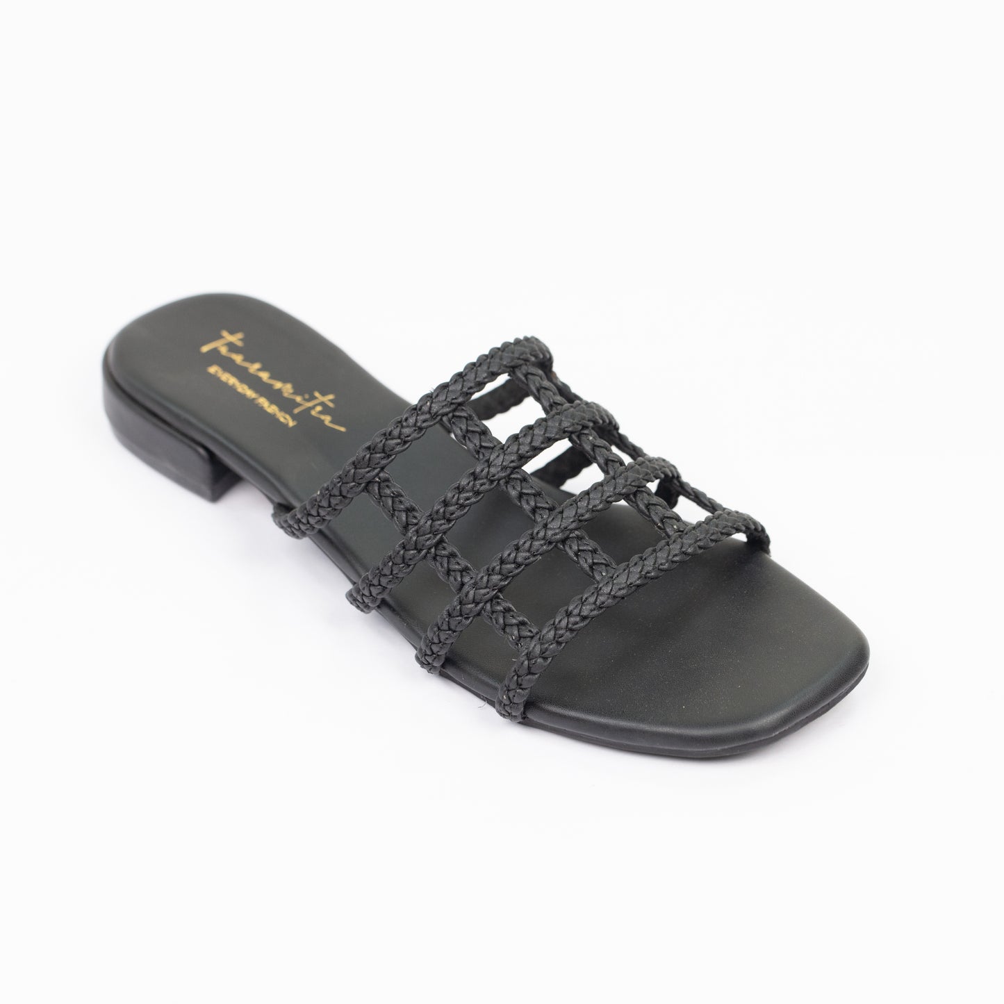 Paio tiny block heels in black