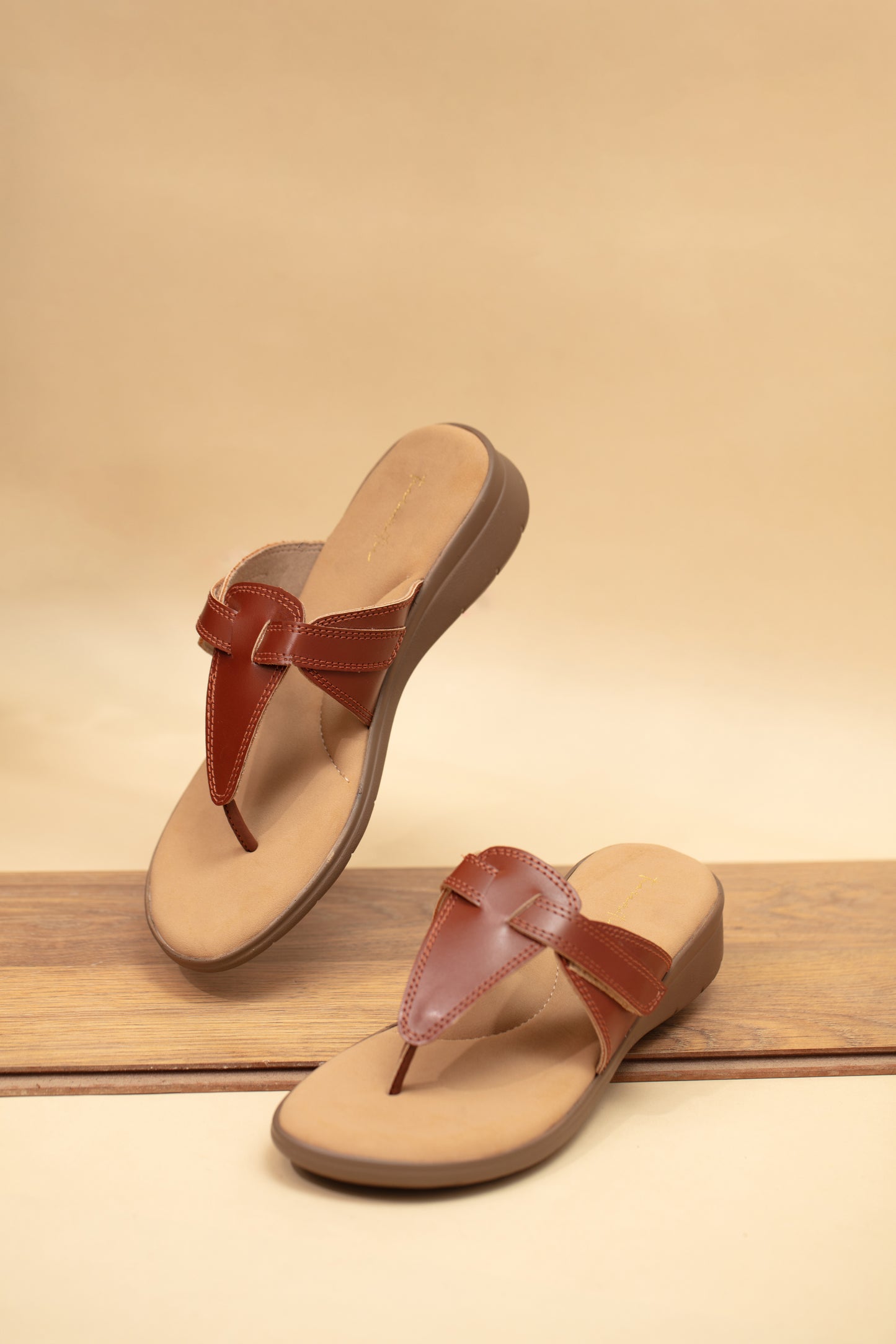 Regal comfort flatforms in brown