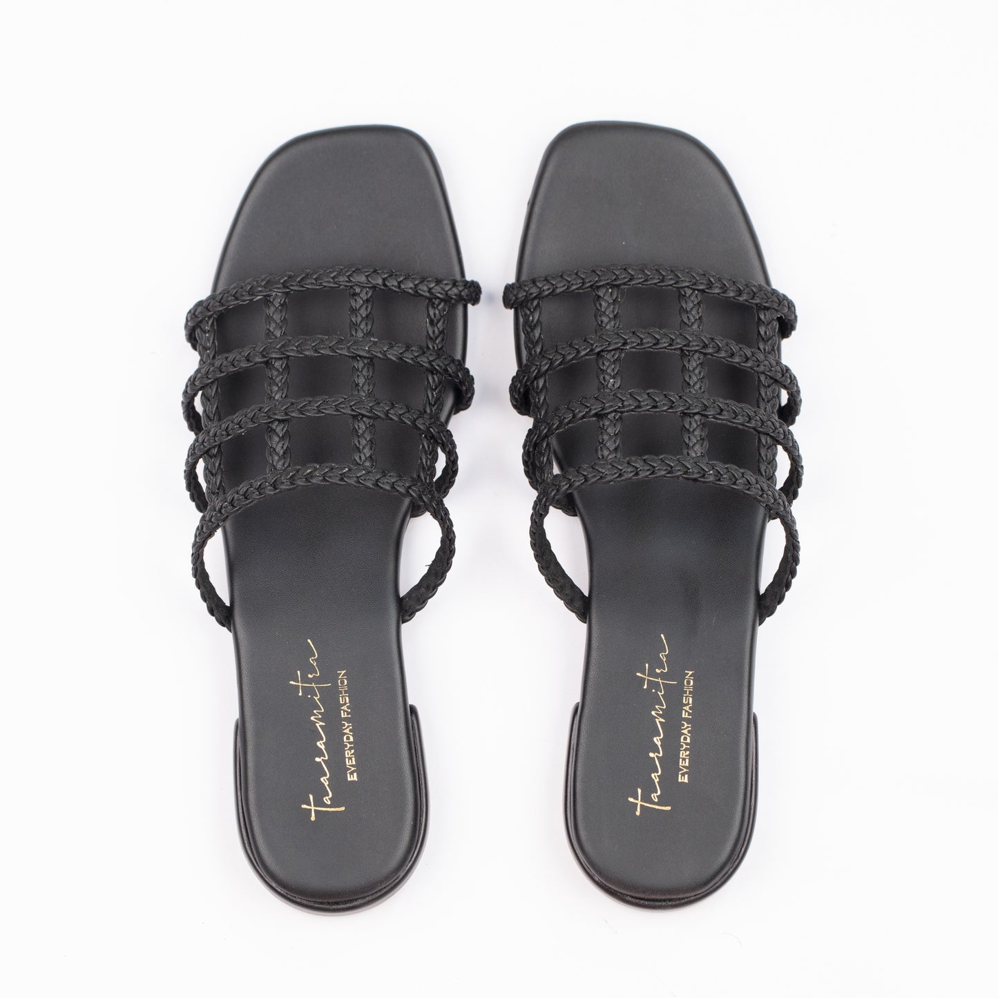 Paio tiny block heels in black