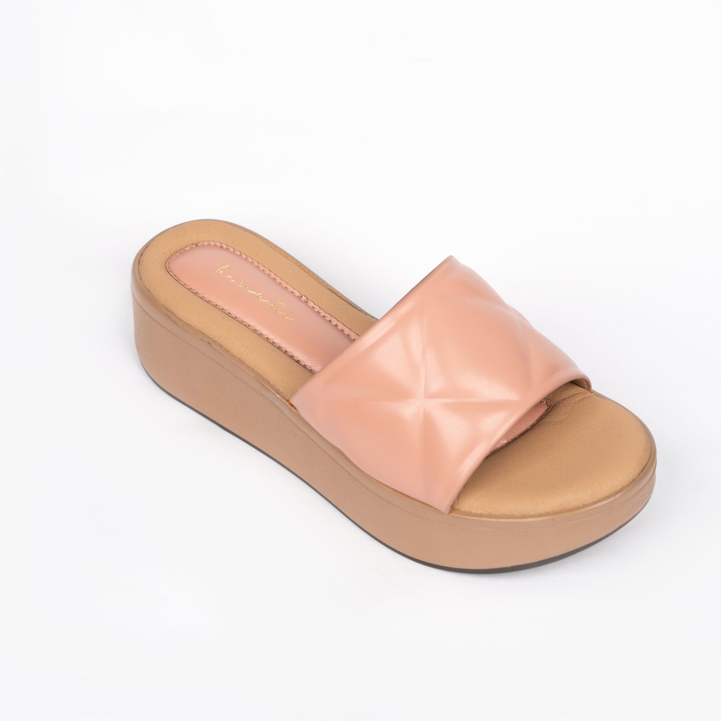 Mista flatform in Peach heel sandals