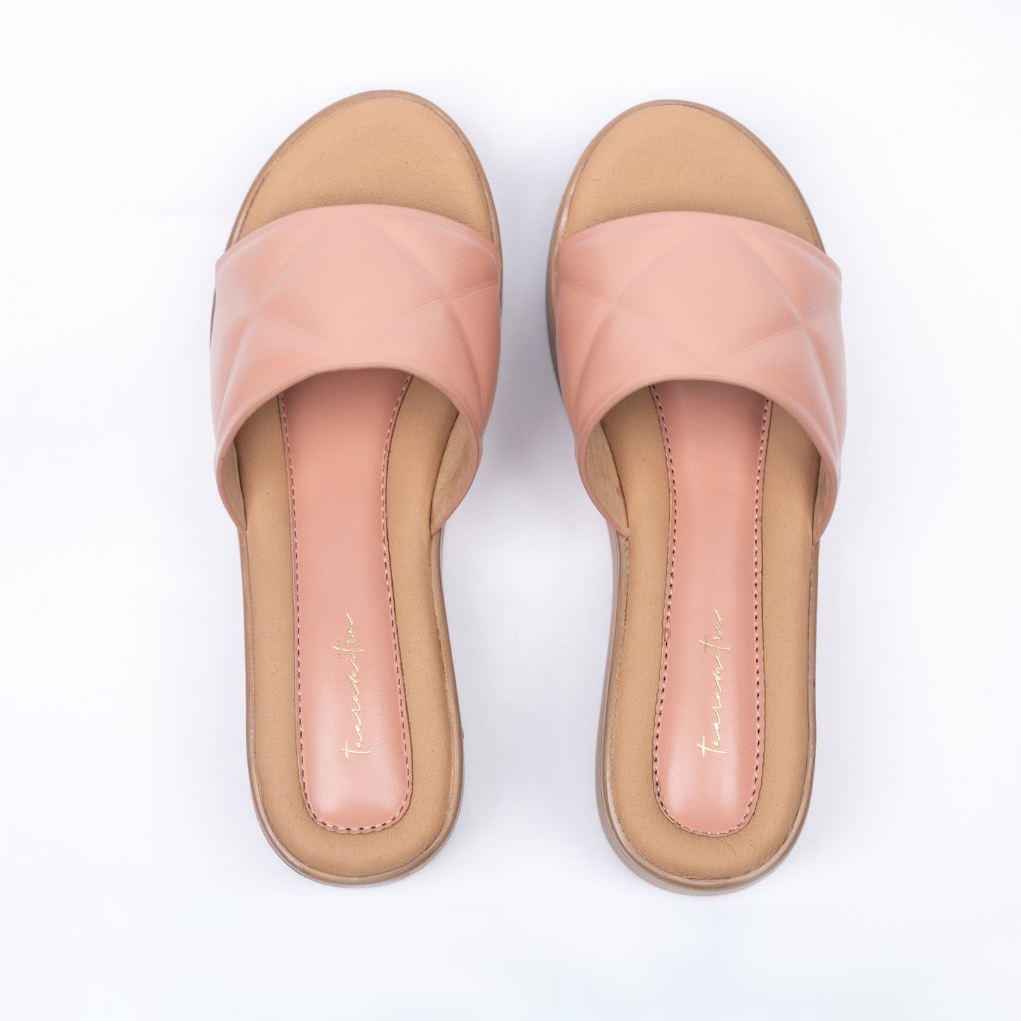 Mista flatform in Peach heel sandals