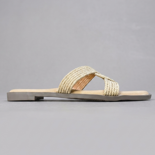 Dia boho sliders in beige