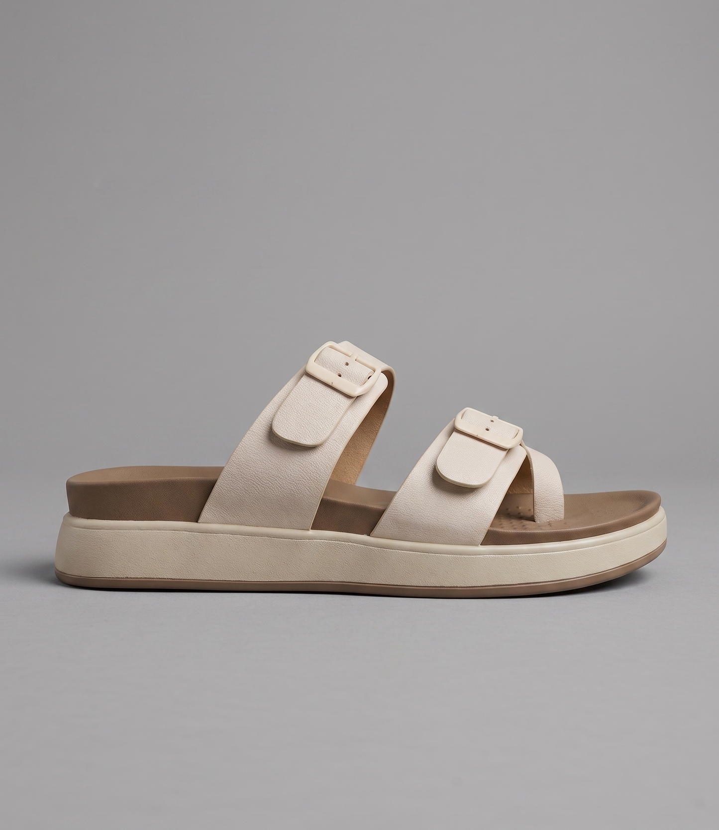 Shreya toe ring flats in Beige