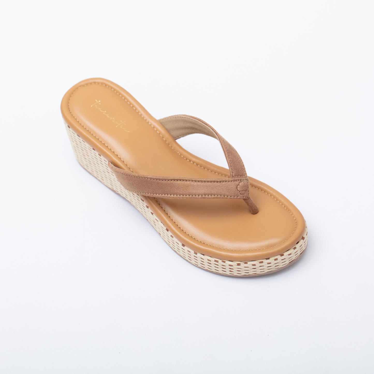 Juniper tan wedge sandals