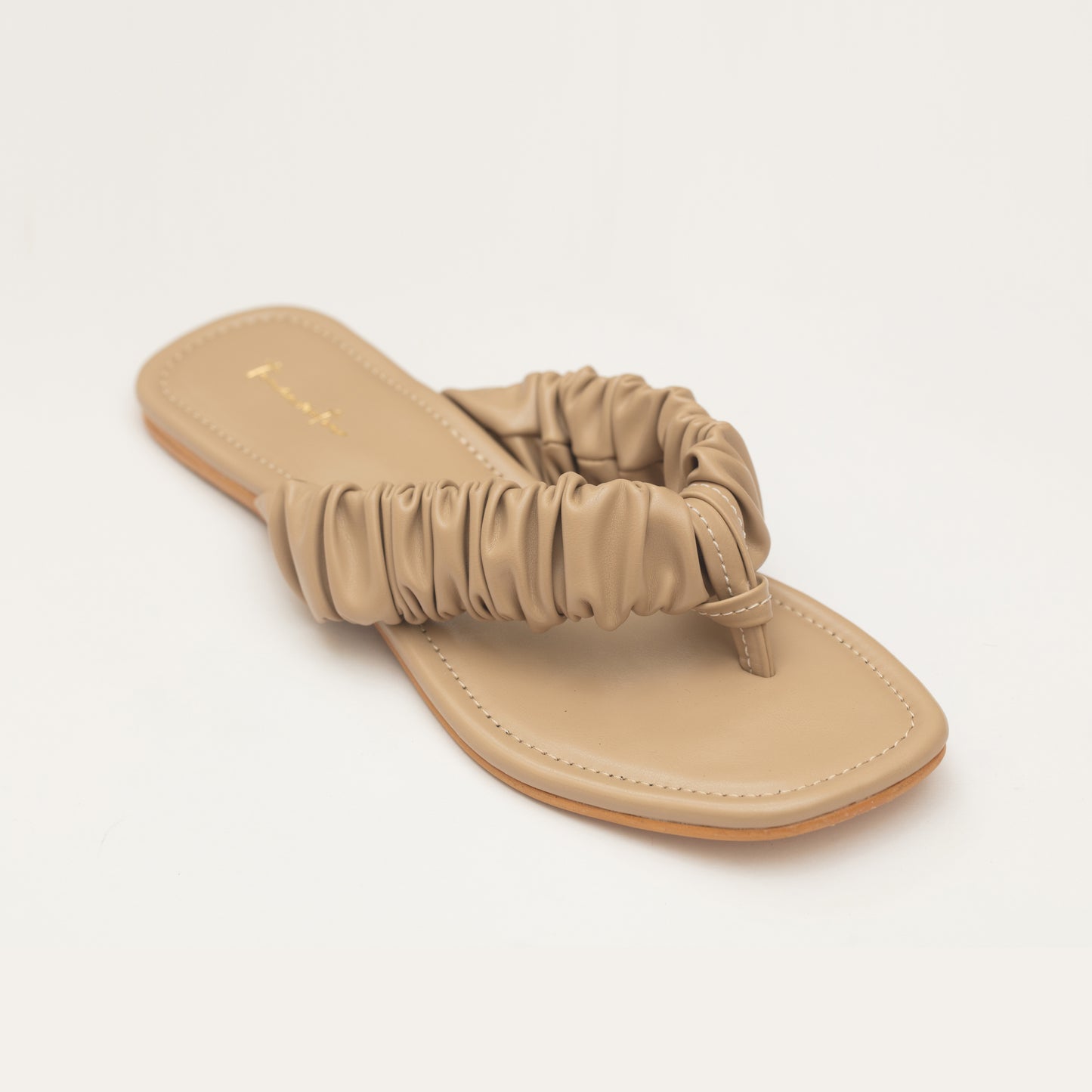 Jenny thong flats in Nude