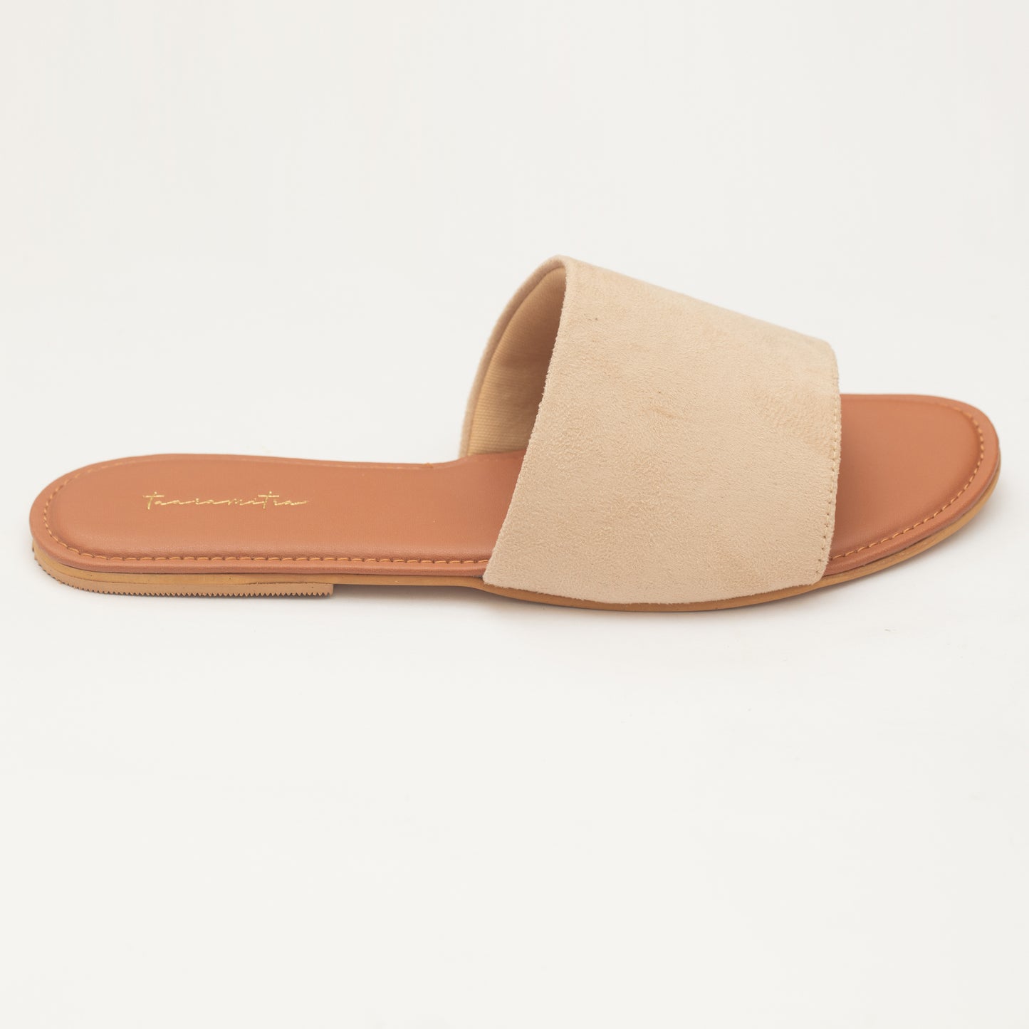 Lucy Suede flats in Beige
