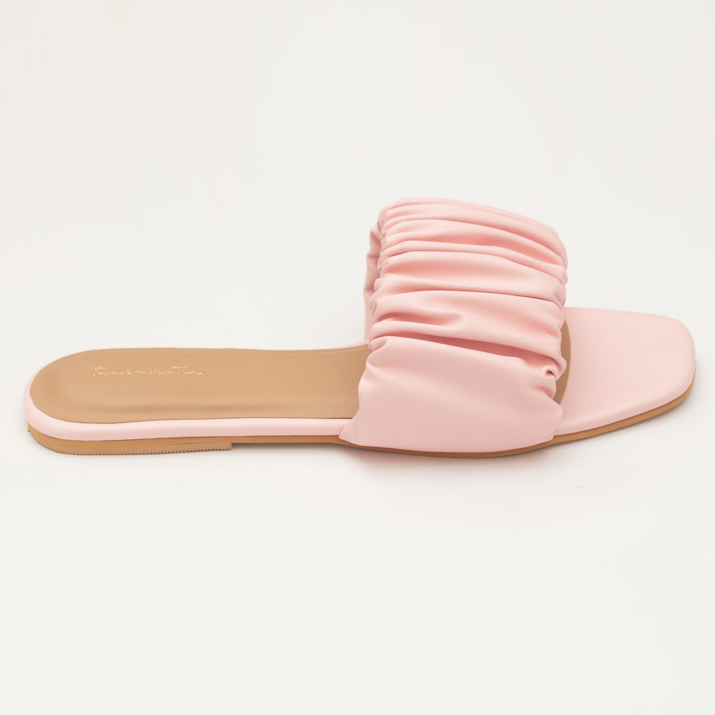 Kelly slider flats in Peach