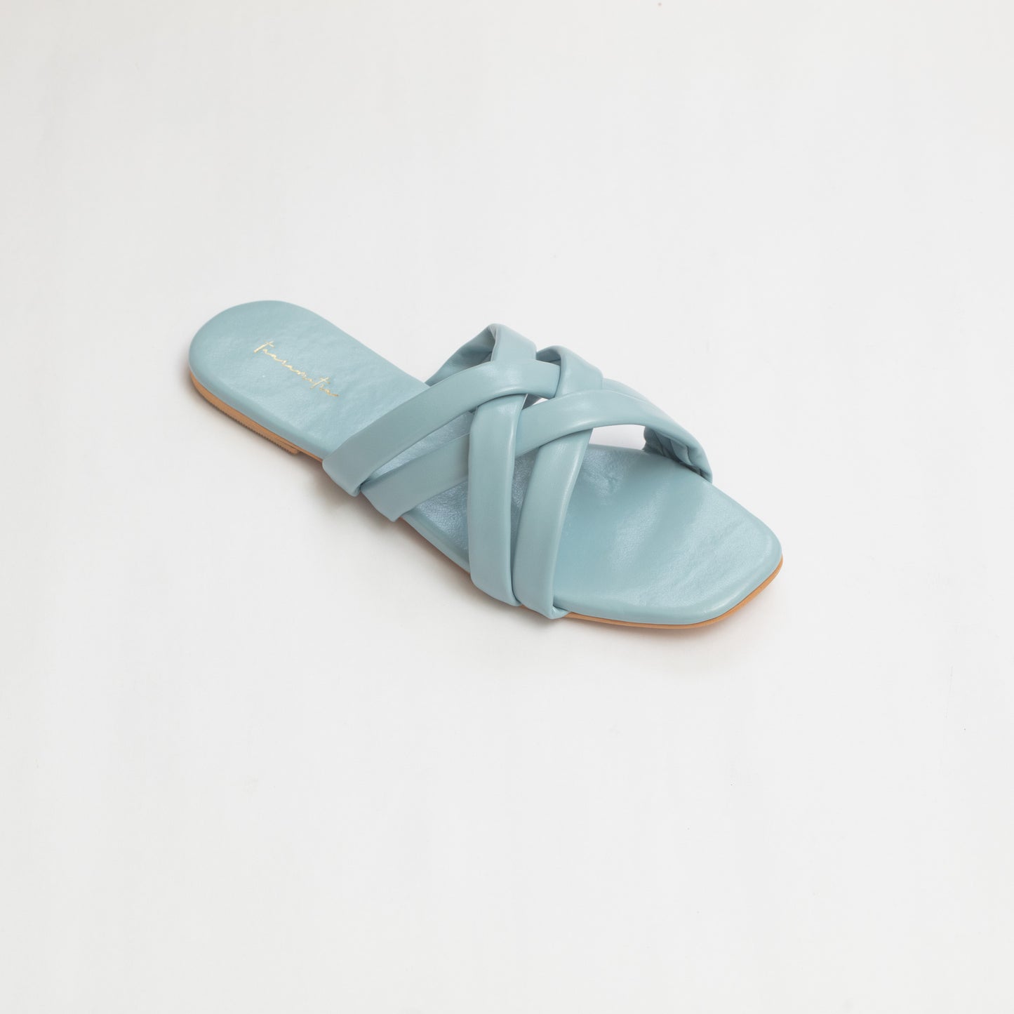 Sakkari interweave flats in blue