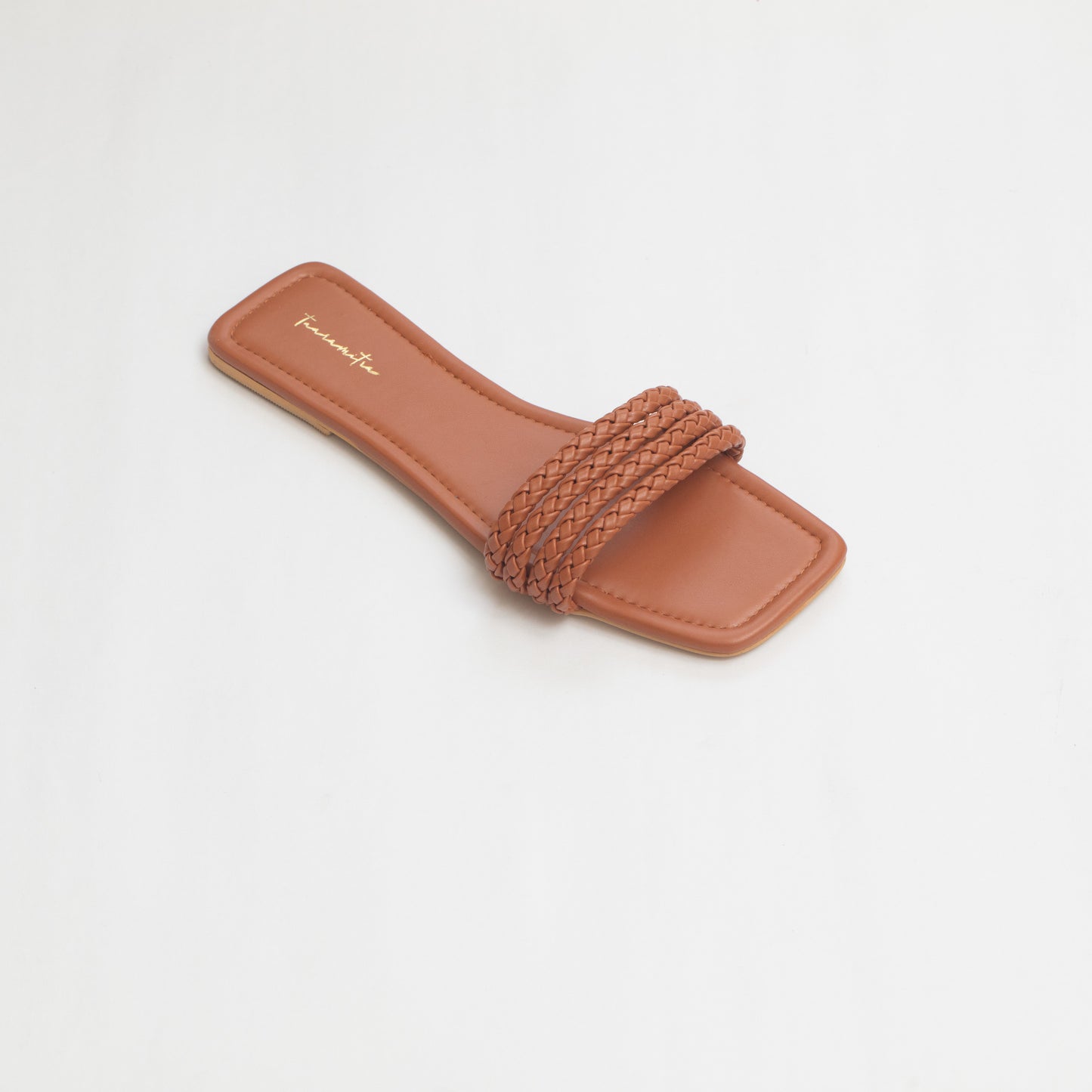 Halep strappy flats in Brown