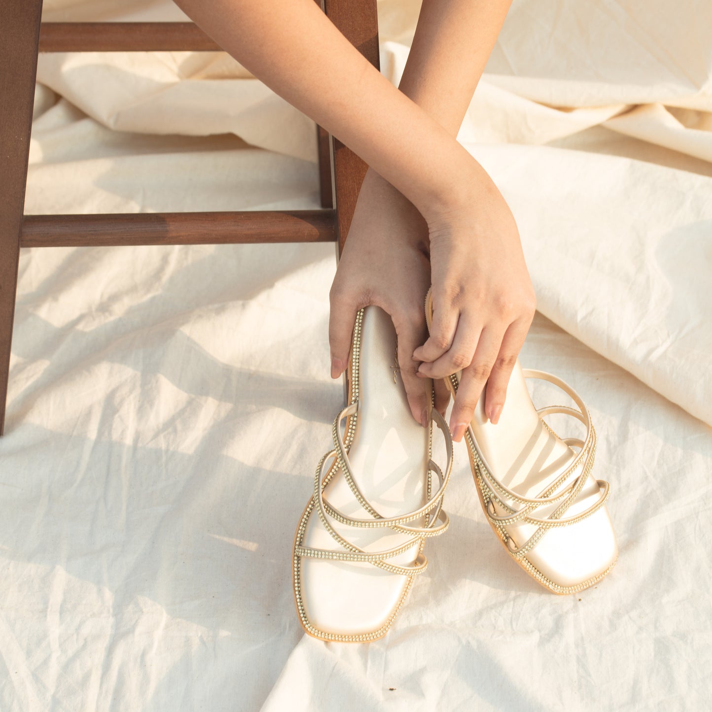 Sharapova bling flats