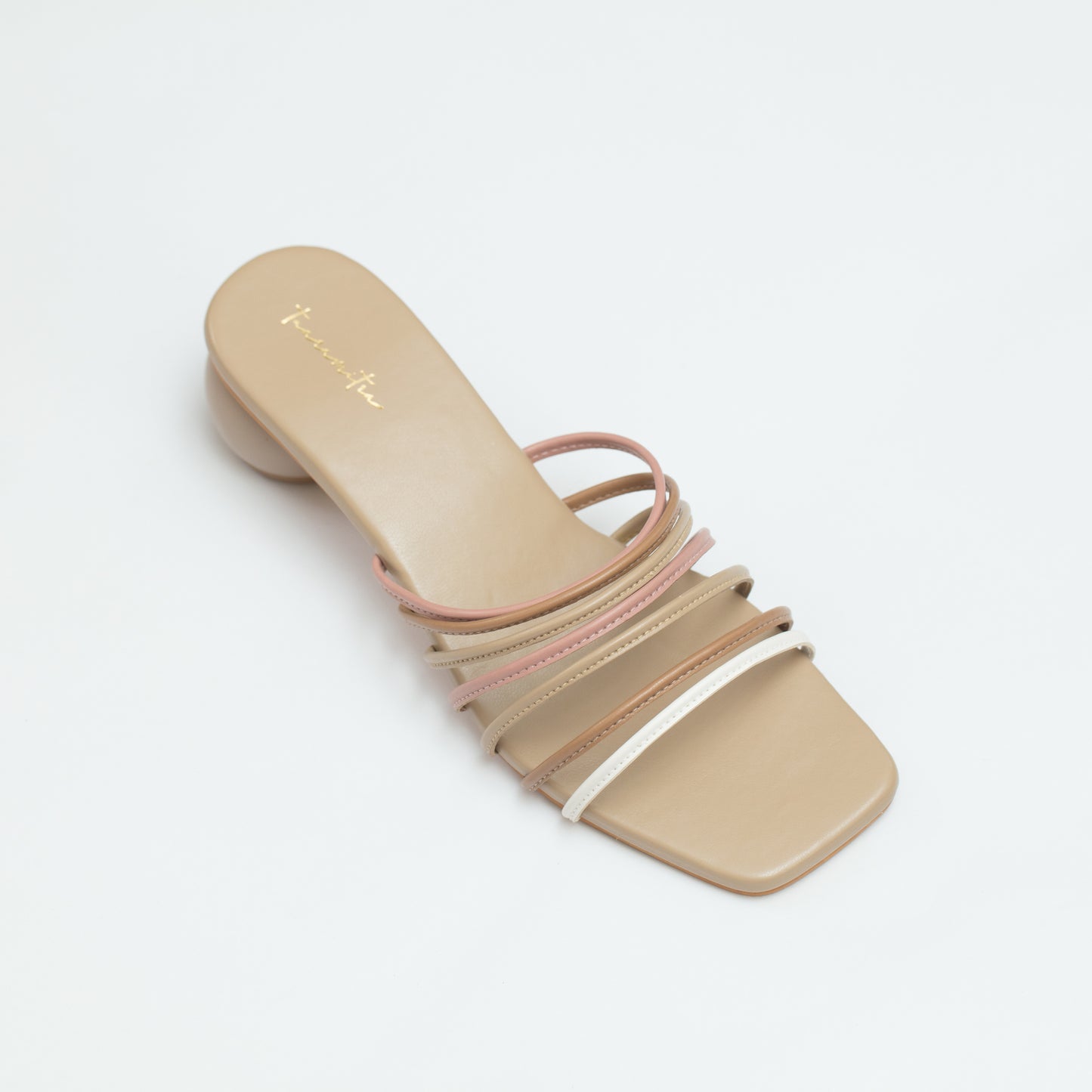 Jazz Multistrap round heels in Beige