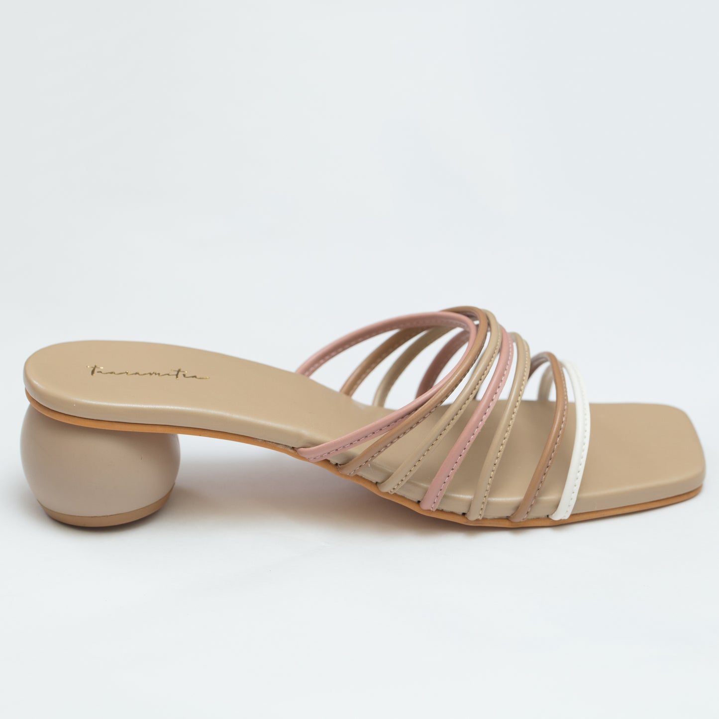 Jazz Multistrap round heels in Beige