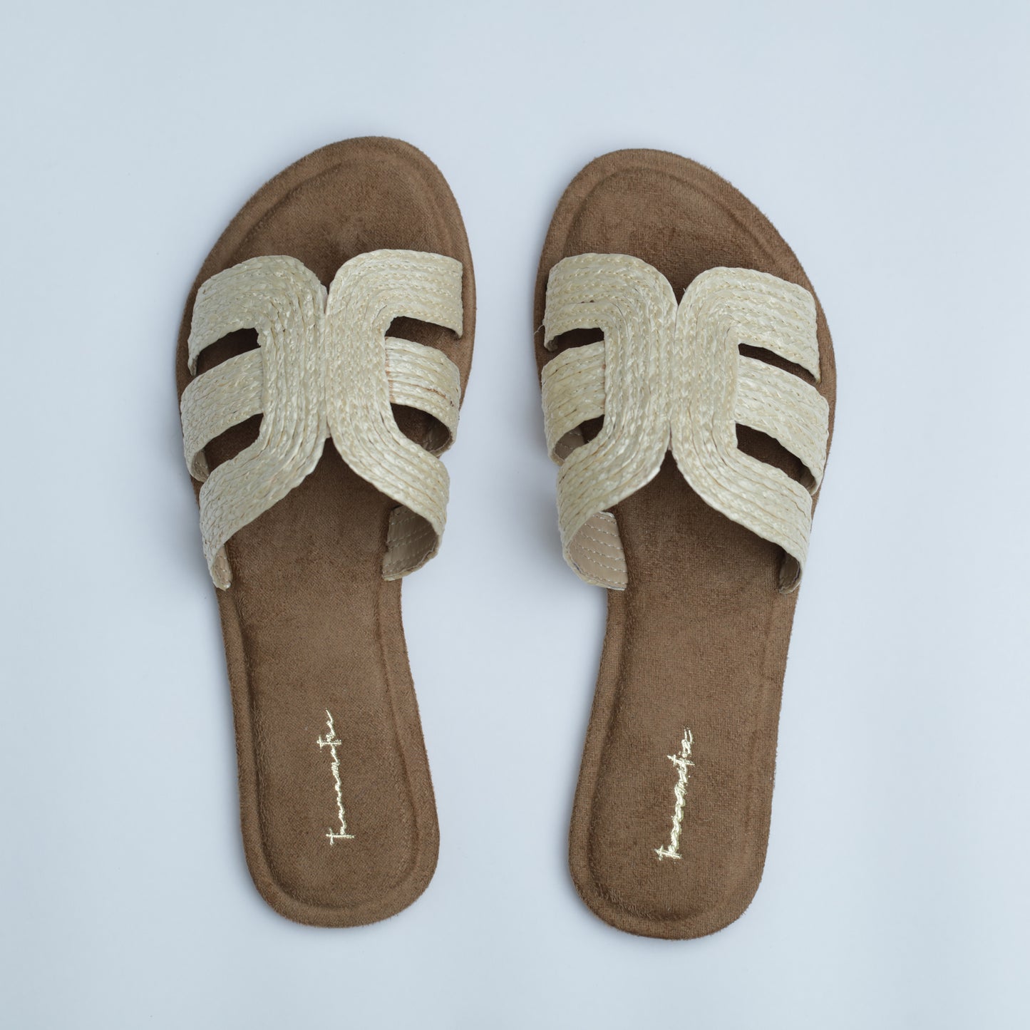 Aira raffia flats