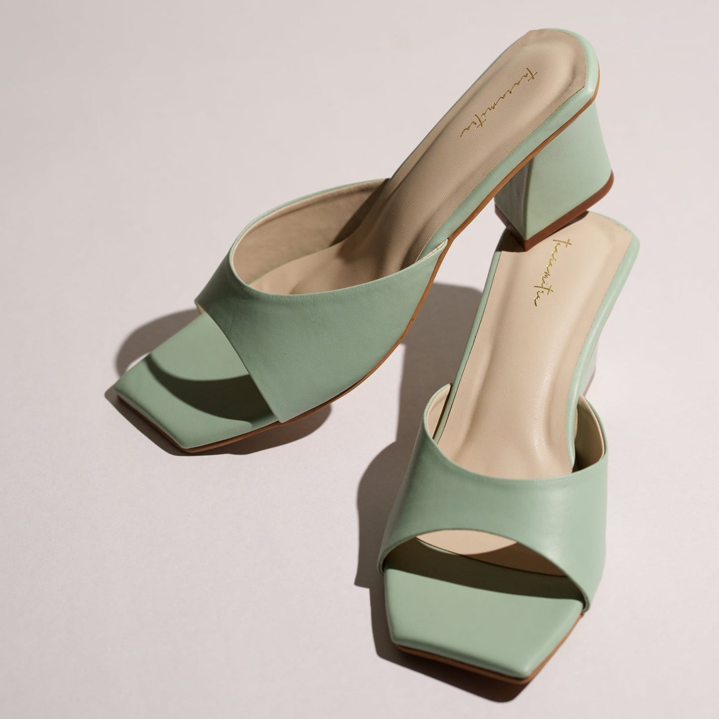 Fauna Minimal block in Pastel green