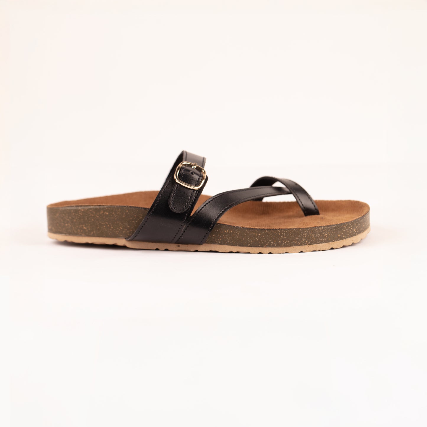 Zoya toe ring flats in black