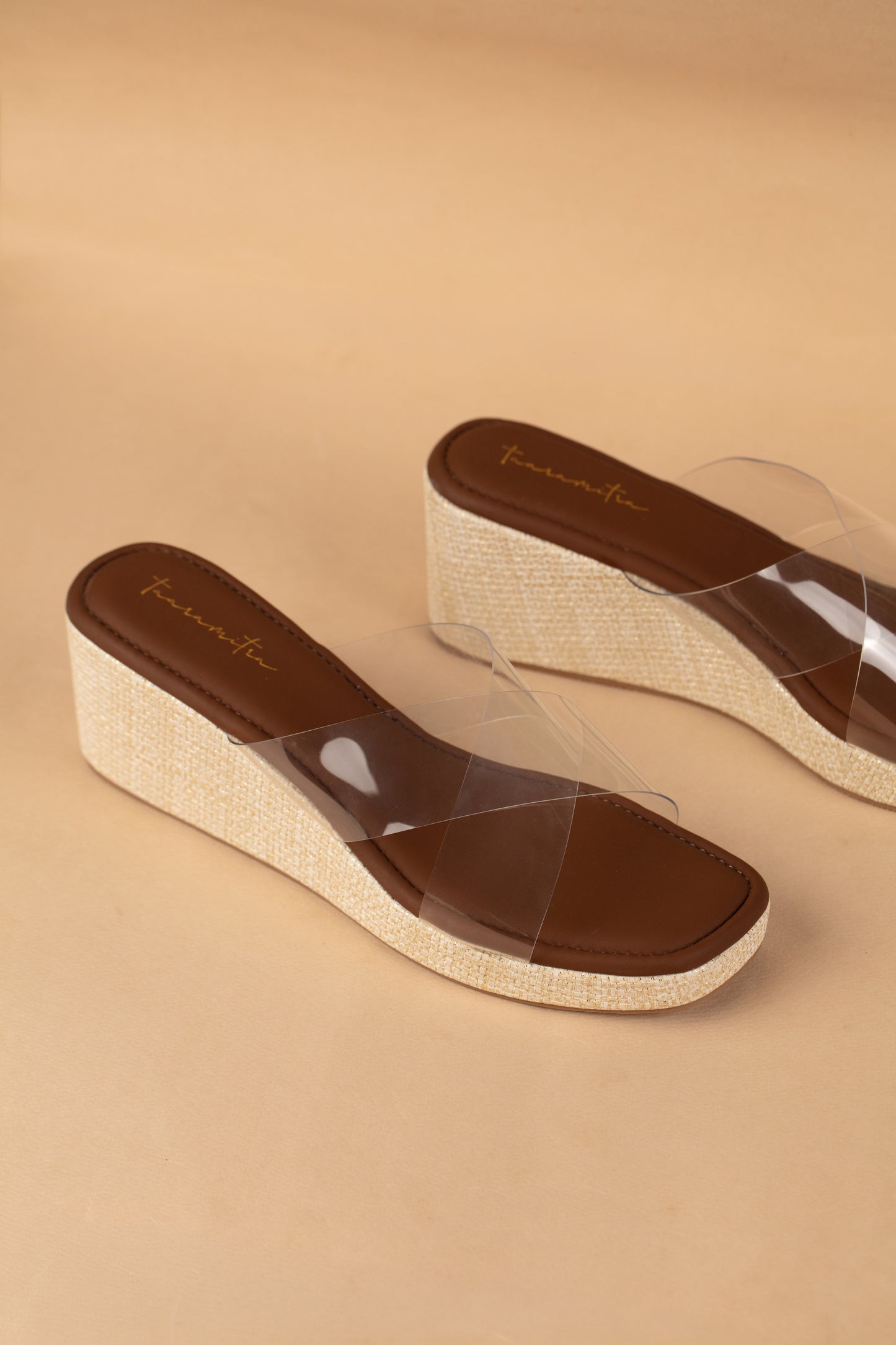 Bella transparent wedges