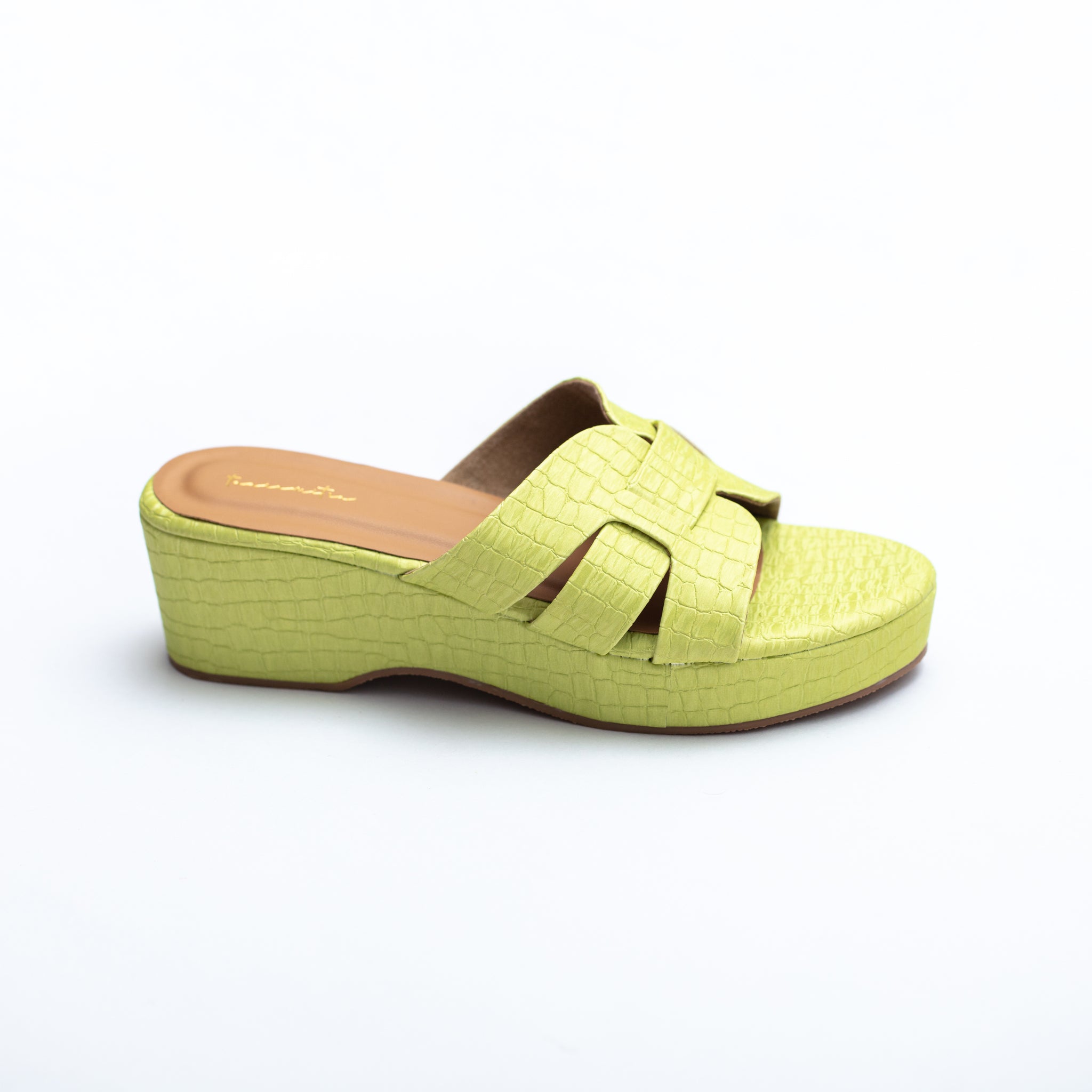 Lime green wedge sandals new arrivals