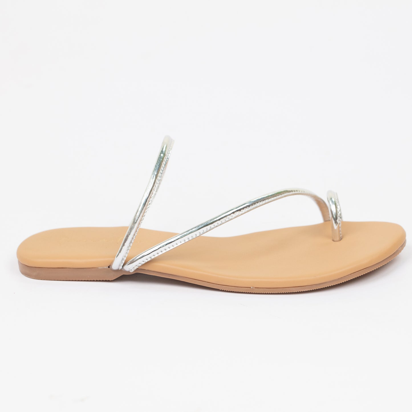 Hazel toe ring flats in Silver