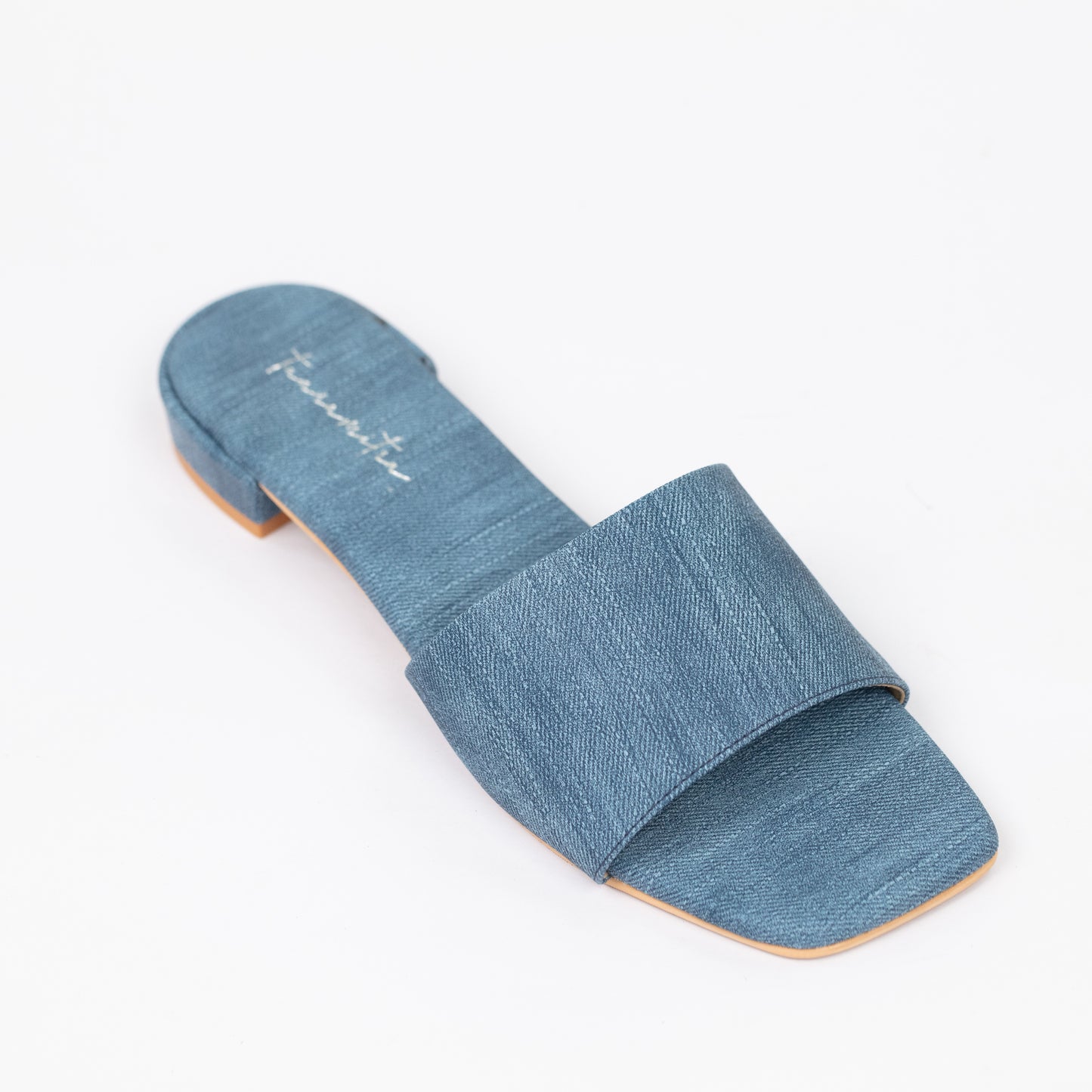 Mika Denim flats in blue