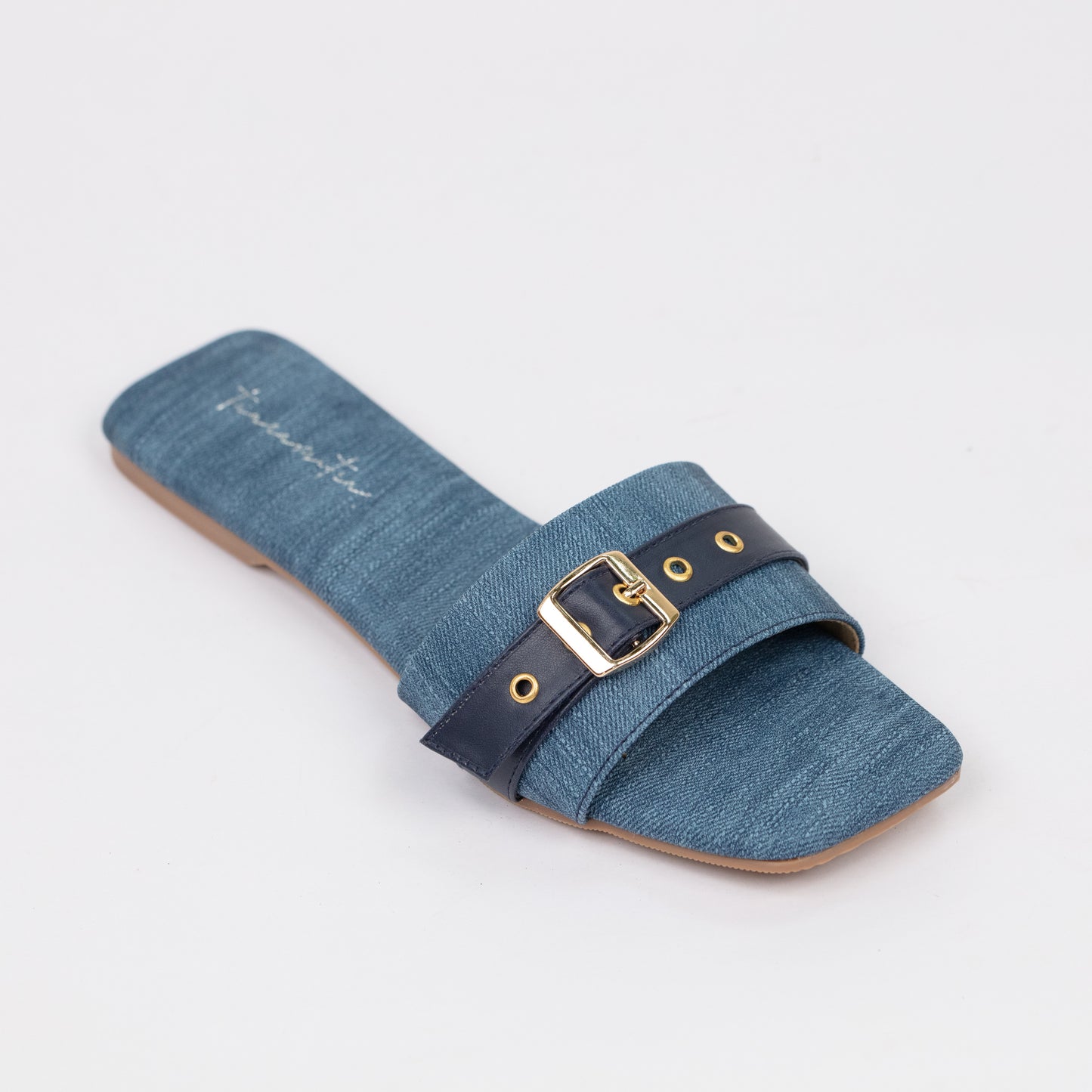 Nova denim flats in blue