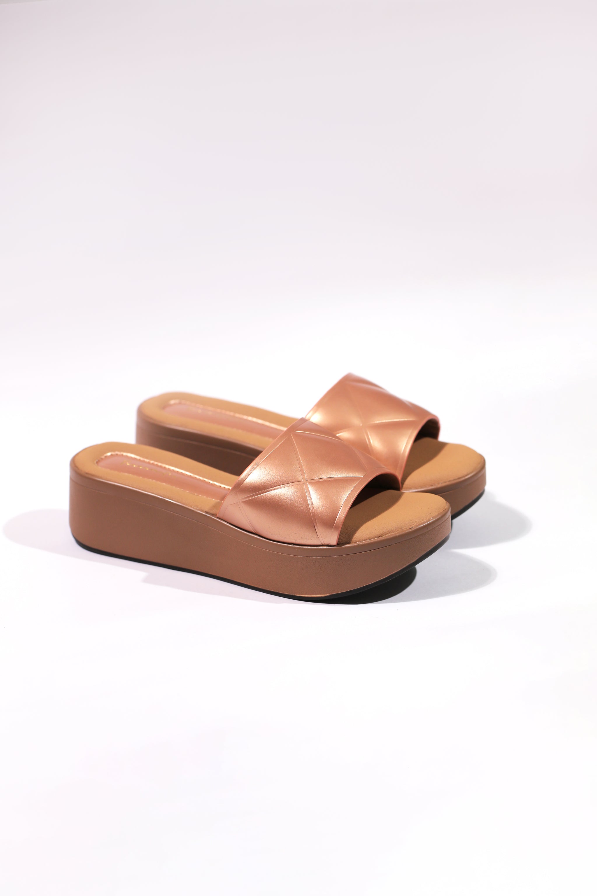 Rose gold flatform sandals new arrivals