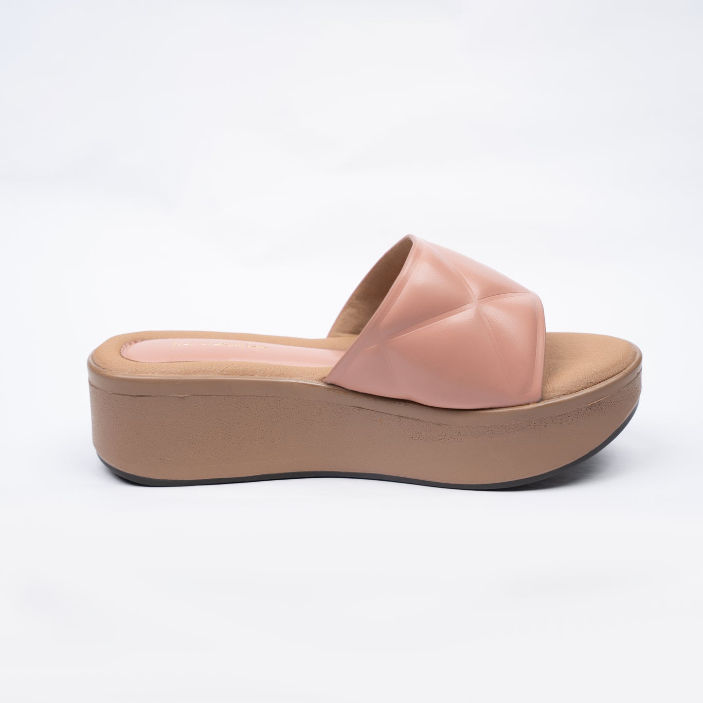 Mista flatform in Peach heel sandals