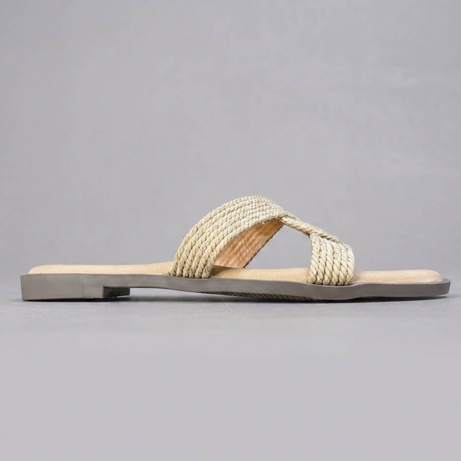 Dia boho sliders in beige