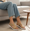 Rebecca comfort sandals in beige