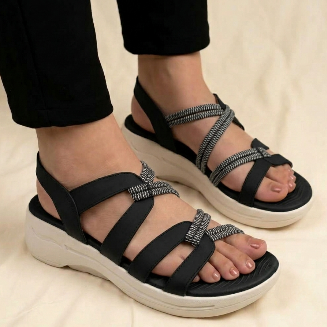 Helena comfort sandals in black