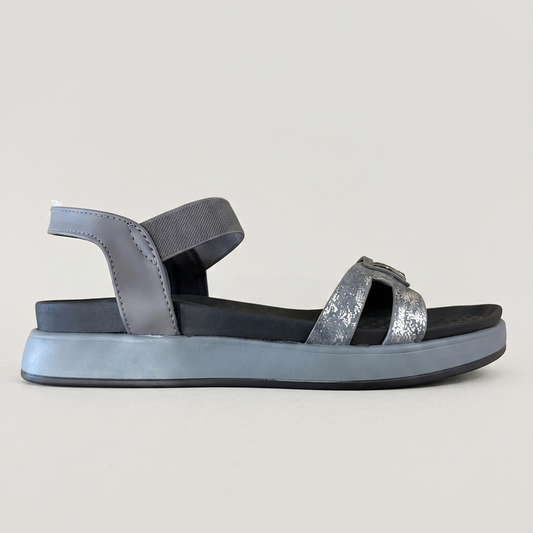 Rosy comfort sandals in grey