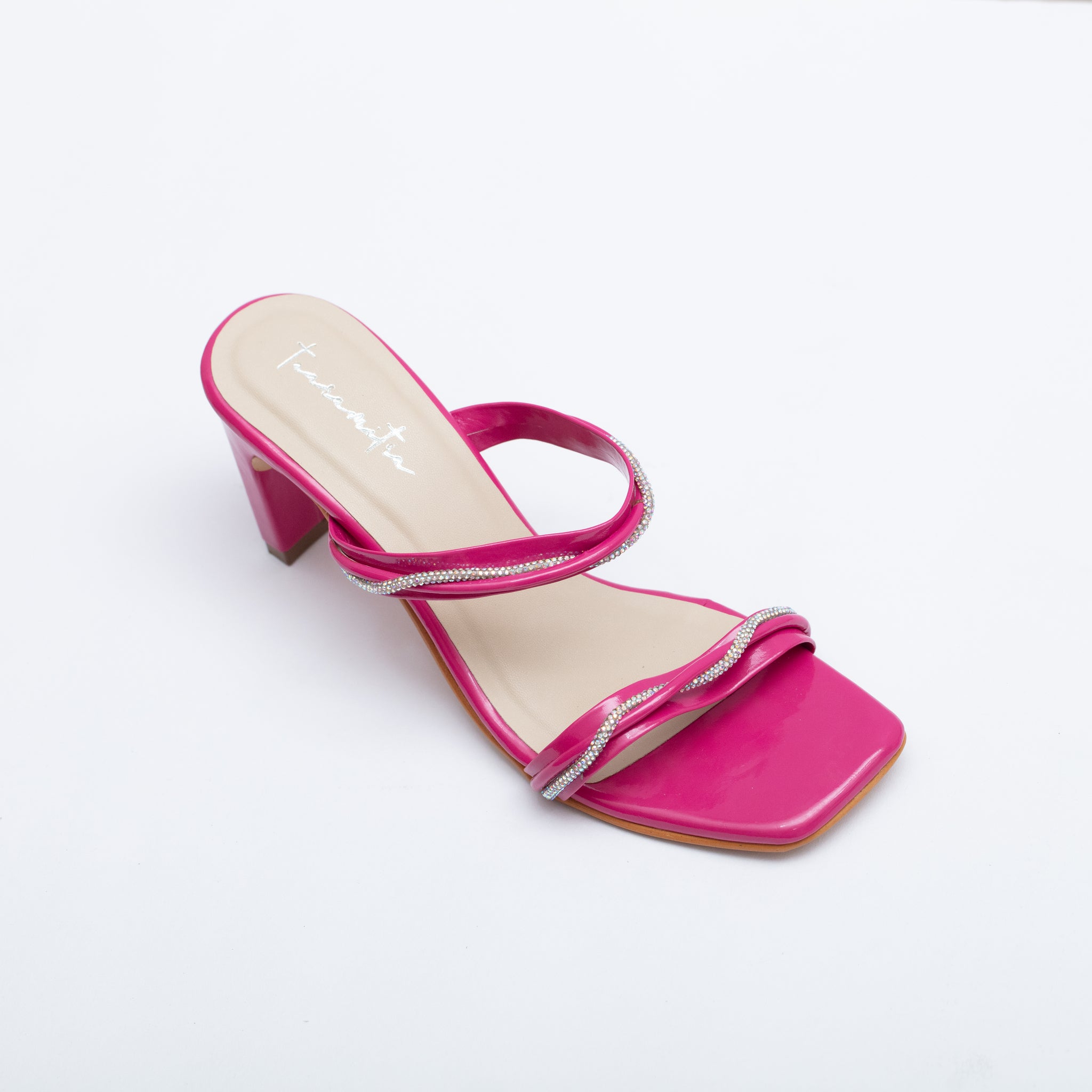 Hot pink strap online heels